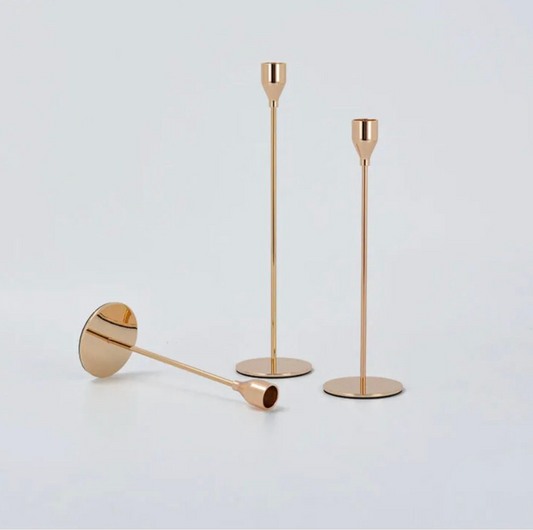 Tall Candle Holder Gold