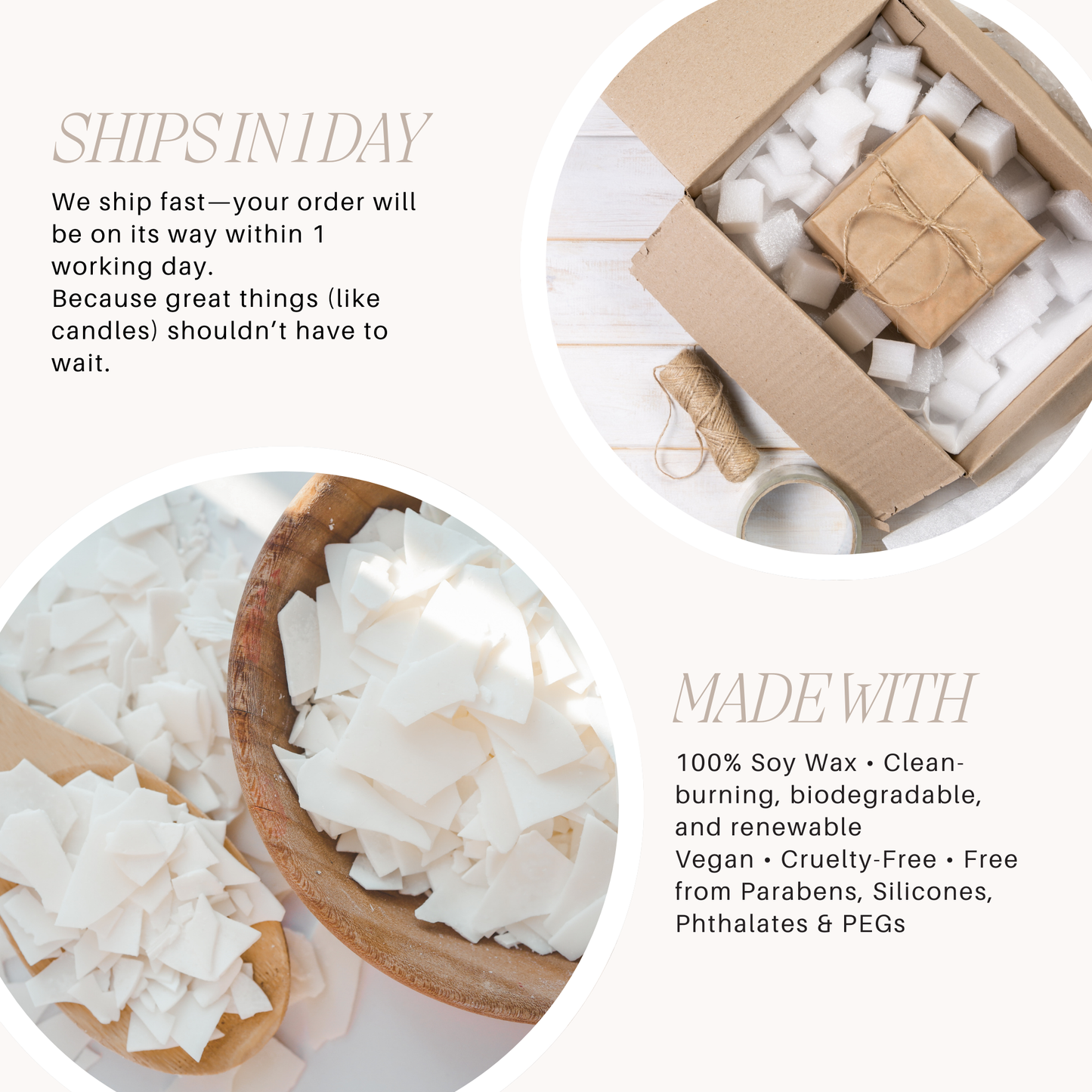 Custom Text Soy Wax Candle – Forever Starts now White Jar (Copy)