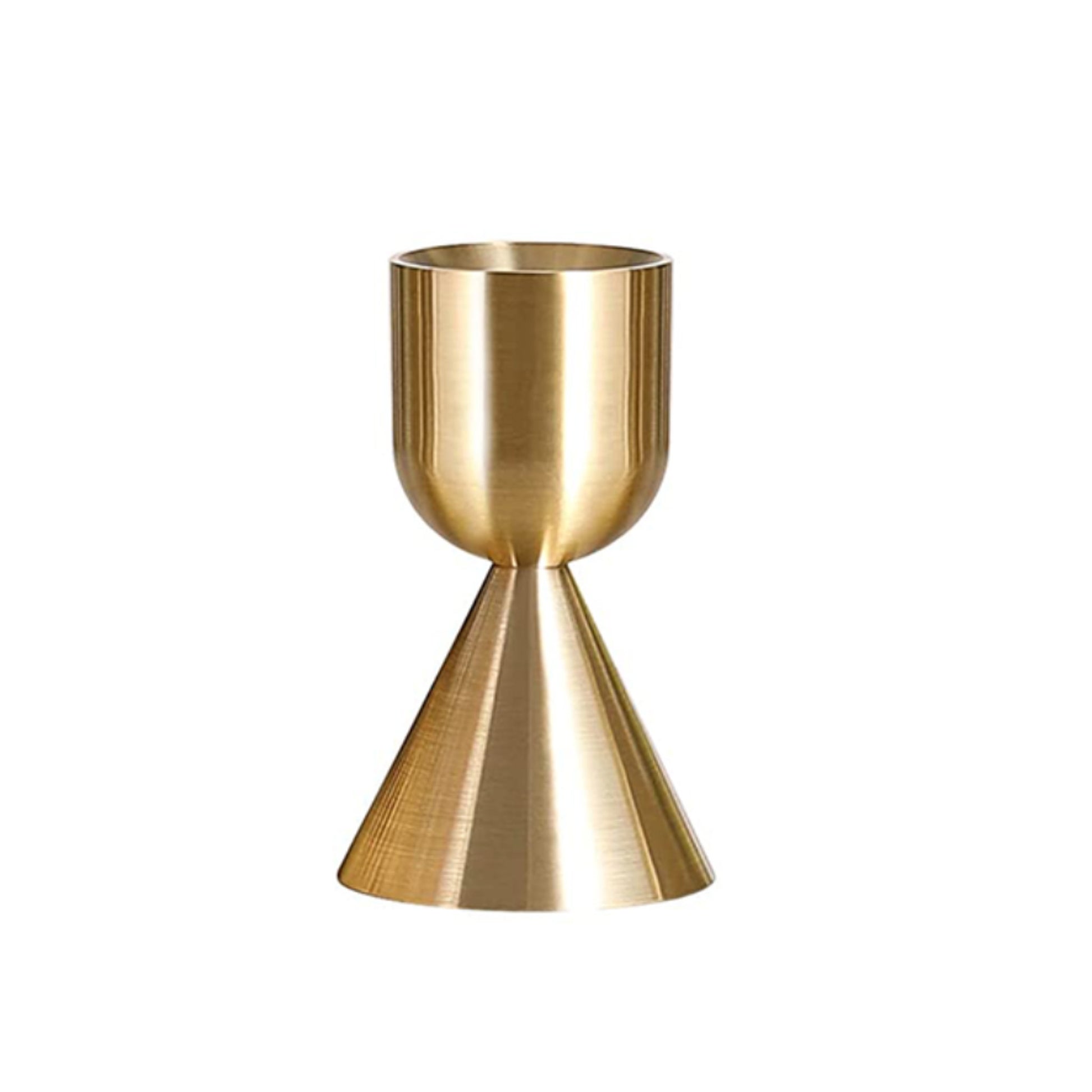 Set of 3 Brass Gold Metal Taper Candle Holders Candlestick Holders